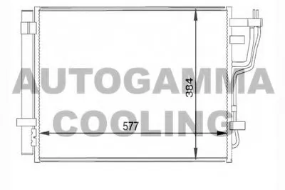 Конденсатор, кондиционер AUTOGAMMA купить