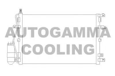 Конденсатор, кондиционер AUTOGAMMA купить