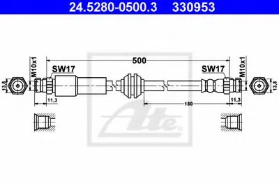 Тормозной шланг ATE купить