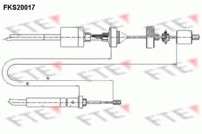 Тросик сцепления FTE купить