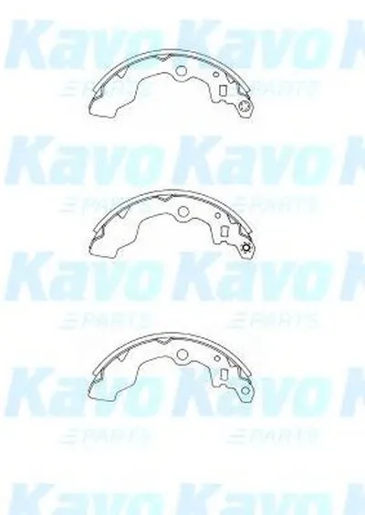Комплект тормозных колодок MK KASHIYAMA KAVO PARTS купить