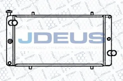 Радиатор, охлаждение двигателя JDEUS купить