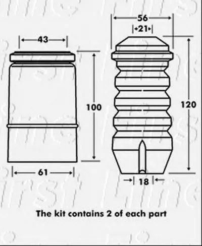 Пылезащитный комплект, амортизатор FIRST LINE купить
