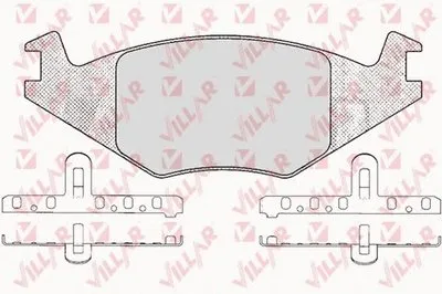 Комплект тормозных колодок, дисковый тормоз VILLAR купить