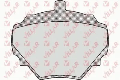 Комплект тормозных колодок, дисковый тормоз VILLAR купить