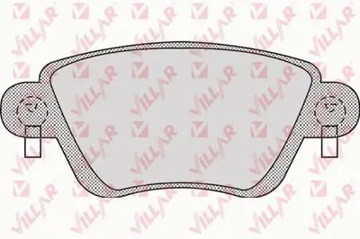 Комплект тормозных колодок, дисковый тормоз VILLAR купить