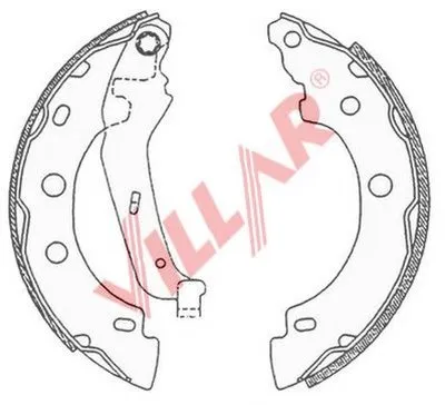Комплект тормозных колодок VILLAR купить