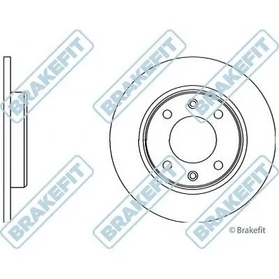 Тормозной диск Brake Fit APEC braking купить