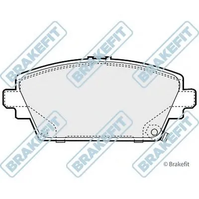 Комплект тормозных колодок, дисковый тормоз Brake Fit APEC braking купить