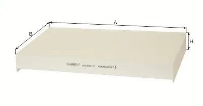 Фильтр, воздух во внутренном пространстве Cabin filter (Standart) for MERCEDES VIANO/VITO GOODWILL купить