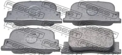 Комплект тормозных колодок, дисковый тормоз FEBEST купить