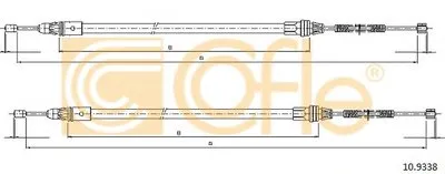 Трос, стояночная тормозная система COFLE купить