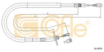 Трос, стояночная тормозная система COFLE купить