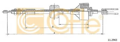 Тросик сцепления COFLE купить