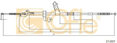 Трос, стояночная тормозная система COFLE купить