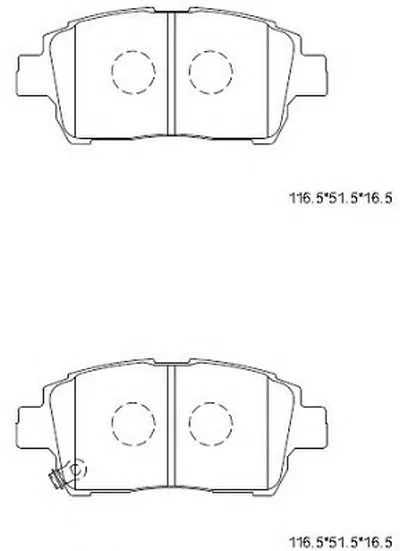 Комплект тормозных колодок, дисковый тормоз ASIMCO купить