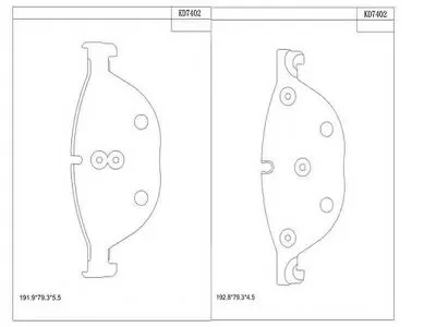 Комплект тормозных колодок, дисковый тормоз ASIMCO купить