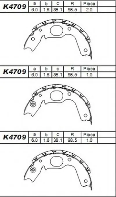 Комплект тормозных колодок ASIMCO купить