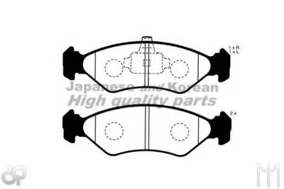 Комплект тормозных колодок, дисковый тормоз ASHUKI купить