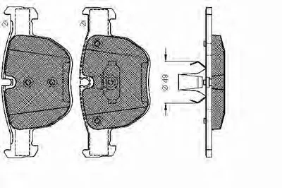 Комплект тормозных колодок, дисковый тормоз SPIDAN купить