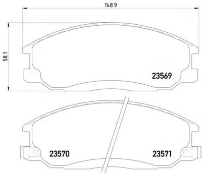 Комплект тормозных колодок, дисковый тормоз HELLA купить