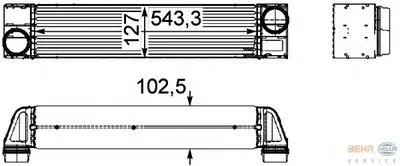 Интеркулер BEHR HELLA SERVICE HELLA купить
