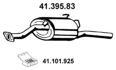 Глушитель выхлопных газов конечный EBERSPÄCHER купить
