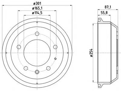 Тормозной барабан HELLA PAGID купить