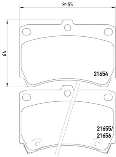 Комплект тормозных колодок, дисковый тормоз HELLA PAGID купить