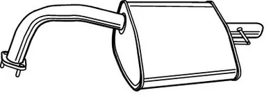 Глушитель выхлопных газов конечный WALKER купить