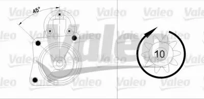 Стартер VALEO купить