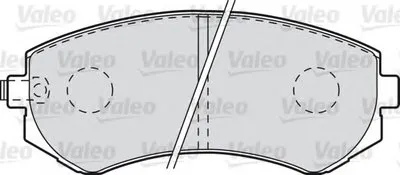Комплект тормозных колодок, дисковый тормоз VALEO купить