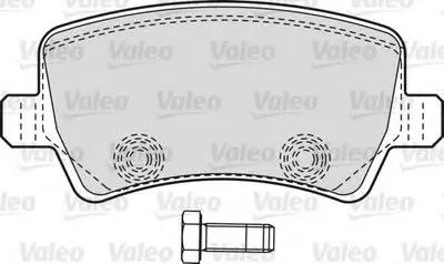 Комплект тормозных колодок, дисковый тормоз VALEO купить