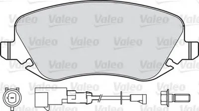 Комплект тормозных колодок, дисковый тормоз VALEO купить