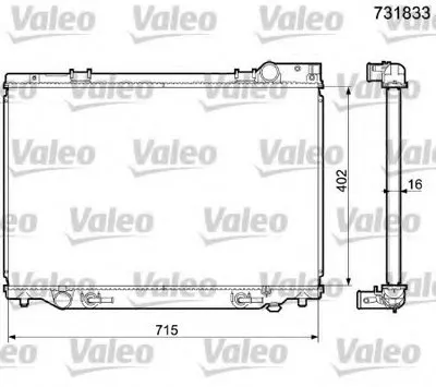 Радиатор, охлаждение двигателя VALEO купить