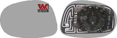 Зеркальное стекло, наружное зеркало VAN WEZEL купить