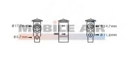 Расширительный клапан, кондиционер VAN WEZEL купить