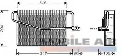 Испаритель, кондиционер VAN WEZEL купить