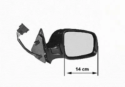 Наружное зеркало VAN WEZEL купить