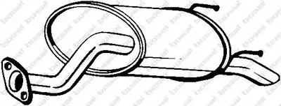 Глушитель выхлопных газов конечный BOSAL купить