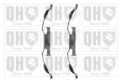 Комплектующие, колодки дискового тормоза QUINTON HAZELL купить