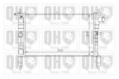 Радиатор, охлаждение двигателя QUINTON HAZELL купить