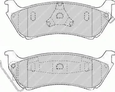 Комплект тормозных колодок, дисковый тормоз PREMIER FERODO купить