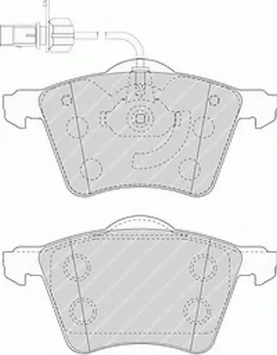 Комплект тормозных колодок, дисковый тормоз PREMIER FERODO купить