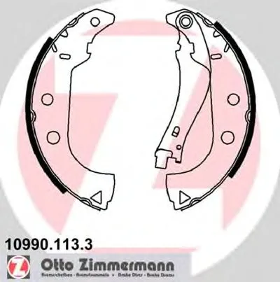 Комплект тормозных колодок ZIMMERMANN купить