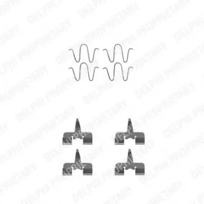 Комплектующие, колодки дискового тормоза DELPHI купить