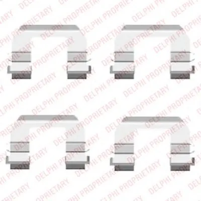 Комплектующие, колодки дискового тормоза DELPHI купить