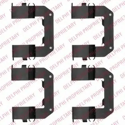 Комплектующие, колодки дискового тормоза DELPHI купить