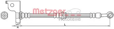Тормозной шланг METZGER купить