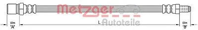 Тормозной шланг METZGER купить